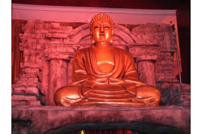 Prop Creations built a traditional Buddha statue for a Bollywood-themed Make-A-Wish event