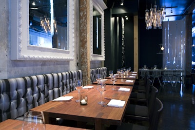 Exclusive venue hire, 50 seated, 120 for cocktails