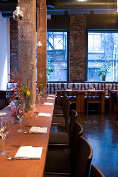 The Floating Harvest table, seats 16