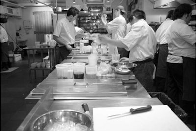 The Kitchen Table, semiprivate room, seats six