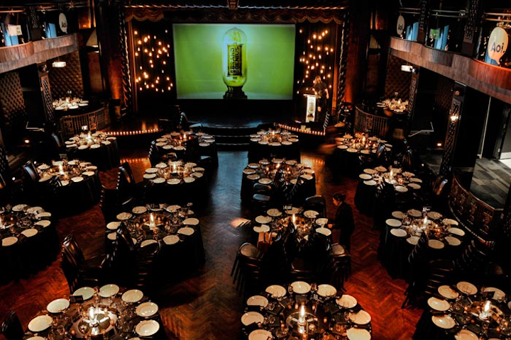 Adweek Awards Matches Decor To Event Logo With Light Bulbs As