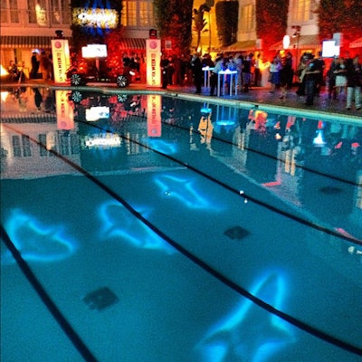 11. The 25th anniversary party for Discovery's Shark Week in August projected moving sharks onto the Beverly Hilton pool.Click to Like, Comment, or Follow Us on Instagram