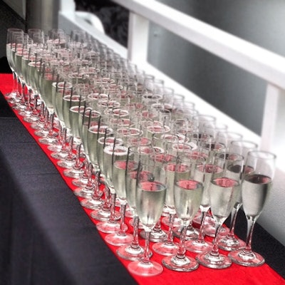 Champagne toast