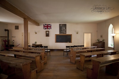 Schoolroom door, Enoch Turner Schoolhouse