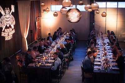 The Patrón Social Club, an extension of Patrón’s 'Simply Perfect' worldwide marketing campaign, put on a series of covert dining experiences, maxing out at 50 attendees, known as the Patrón Secret Dining Society. The meals were designed with the aim to build a community among Patrón enthusiasts.