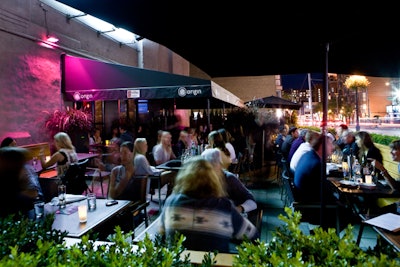 Seasonal patio seats 40 or 60 for cocktails