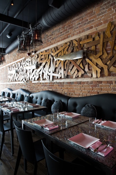 Exclusive venue hire, 140 inside or 200 with patio
