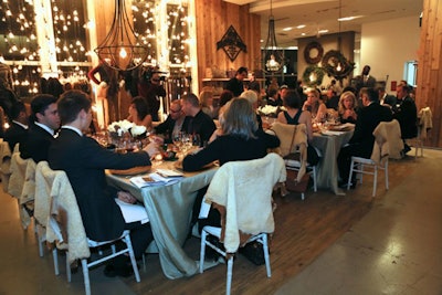 Bloor Street Entertains, a fund-raiser for Canfar, took place in several venues on the Toronto street in November and was produced by Spinradius Events. At one stop, guests sat in chairs draped with cozy fur wraps.