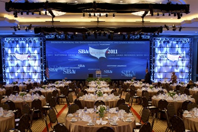 Awards banquet during National Small Business Week 2011