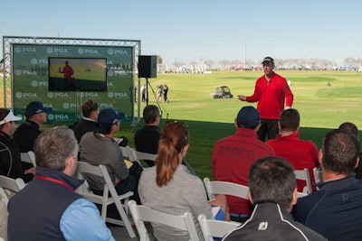 In an effort to expand educational offerings for golf professionals, the P.G.A. Show added three instructional workshops to its Demo Day at Orange County National Golf Course Wednesday.