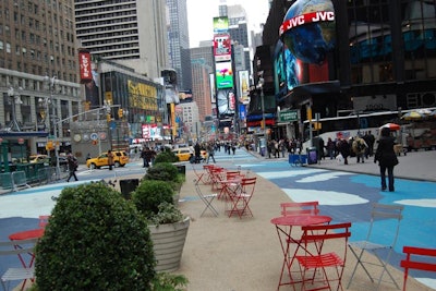 Broadway between 33rd and 44th Streets will become Super Bowl Boulevard for next year's Super Bowl in New York.