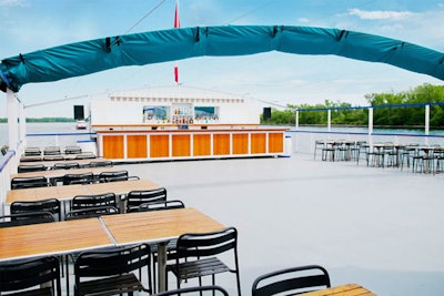 River Gambler skyline deck—Toronto boat cruise