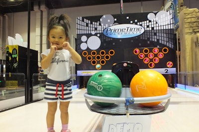 Girl And Bowling Cafe 1