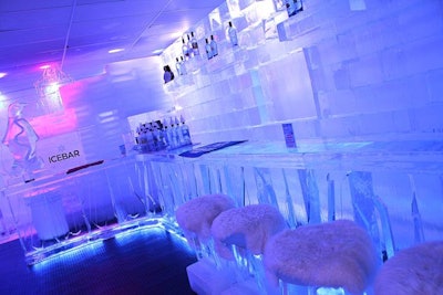 Our newly re-carved bar is more than 30 feet long.