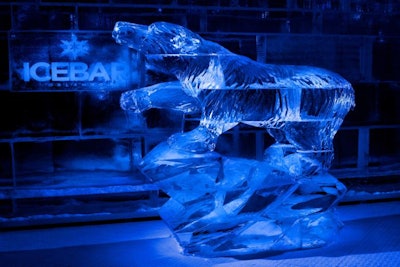 All sculptures inside ICEBAR are hand-carved by champion carvers.