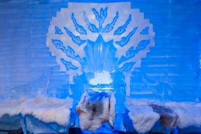 Have a seat in our ice throne.