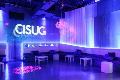 The lounge offers many more branding opportunities (pictured: ASUG).