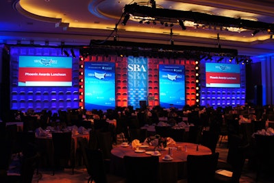 Stage Setup at Small Business Week Awards 2012