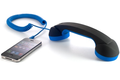 The retro-style phone receivers ($30; bulk pricing available) from Native Union plug into most cell phones. A logo can be placed anywhere on the handset.