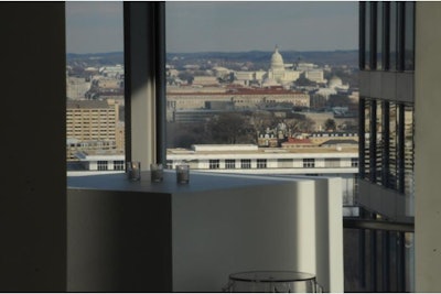 Dramatic views of Downtown DC to captive your guests