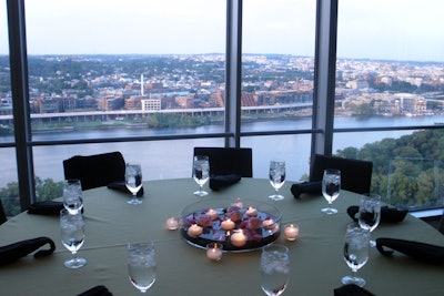 Imagine overlooking Georgetown from the 24th floor