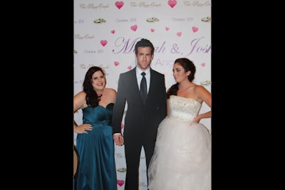 Standup of Ryan Reynolds with the bride