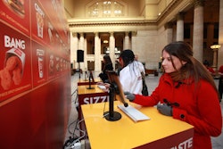Guests visited the 'Claim Your Taste' Web site via iPads.