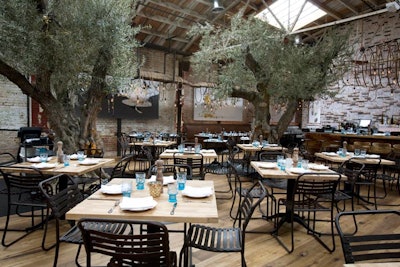 Chef Brian Malarkey’s latest venture, Herringbone, a homey space accented by exposed brick walls and hardwood floors, opened in La Jolla in May. The seafood-focused menu offers an extensive lineup of oysters and local specialties. The private dining space, lined with six olive trees and facing an open kitchen, seats 22.