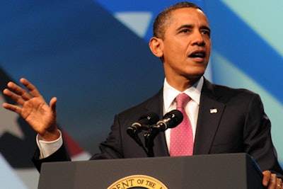 President Obama addressed AIPAC members in 2012.