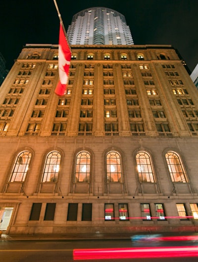 Exterior—downtown Toronto hotel