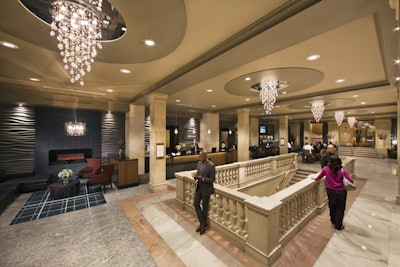 Lobby—downtown Toronto hotel