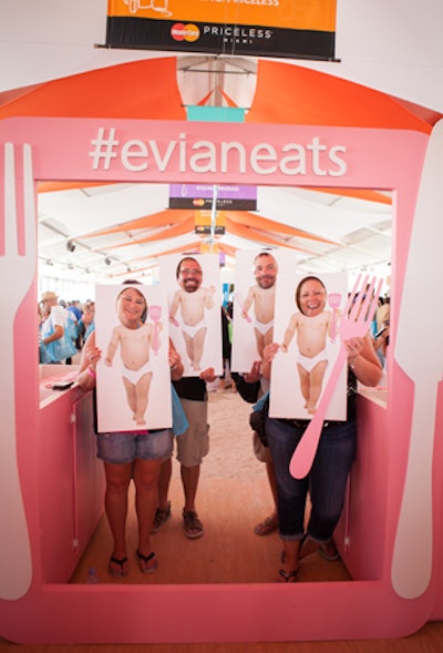 Evian at the South Beach Wine & Food Festival