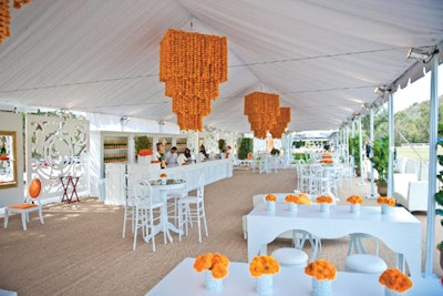 BrownHot Events used Signature Systems Group’s 'Seagrass' sisal carpet at the tent for Veuve Clicquot’s Polo Classic event in October.