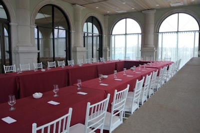 The Terrace Room can host corporate and social events in a more intimate setting.