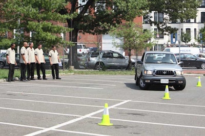 Washington-based MarcParc hosted the Valet Olympics with events to test drivers' abilities.