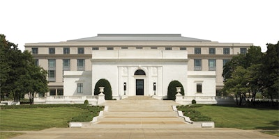 The grand entrance to the American Pharmacists Association building.