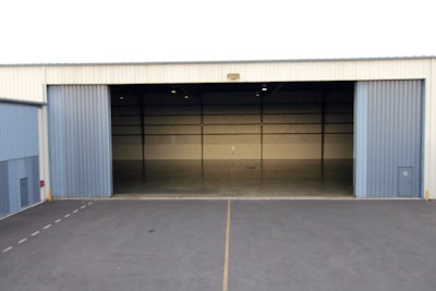 92-foot door opening for a grand event entry