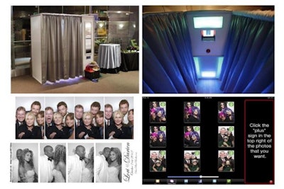 The Photo Booth with Facebook and Twitter integration.