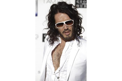Russell Brand P’Diddy’s White Party, Beverly Hills.