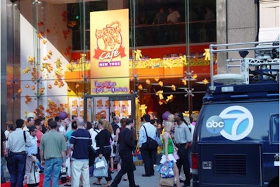 Meow Mix Cafe: World’s first restaurant for cats, and one of the first big pop-up stores. Promotion produced hundreds of millions in PR impressions.