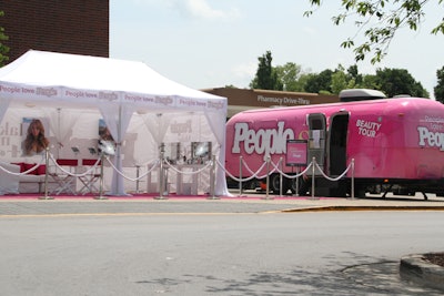 People magazine: Make Me a Star Tour promoted “World’s Most Beautiful Woman” issue with a lounge, makeovers, and cover photo sessions at Wal-Marts and other retailers.