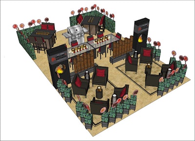 Sears Outdoor Living is launching its new Lighted Patio collections and Kenmore Elite grill line with a branded Grilling is Happiness lounge at several festival parties. At the Q and Burger Bash, chef George Hirsh will grill burgers and dessert patties for guests.