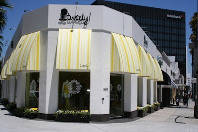 Warner Bros.: Tweety pop-up boutique in Beverly Hills featured exclusive line of Tweety-inspired fashion creations by top designers—Alexander Wang, Eugenia Kim, Miss Davenporte.