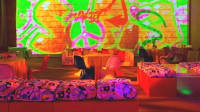 Birthday Celebration Video Graffiti Wall