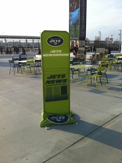 NY Jets Activity Banners at MetLife Stadium