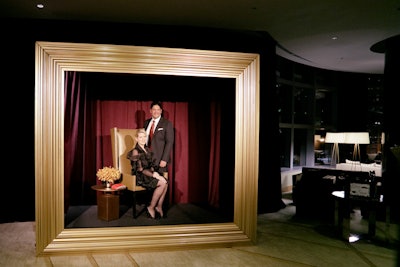 At the Sylvester Comprehensive Cancer Center’s gala in Miami, guests could pose for photos behind an oversize golden picture frame. Shiraz Events provided decor for the event, which drew 600 guests to the JW Marriott Marquis Miami and Hotel Beaux Arts in December.