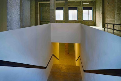 Skylight Modern’s central stair is an architectural statement