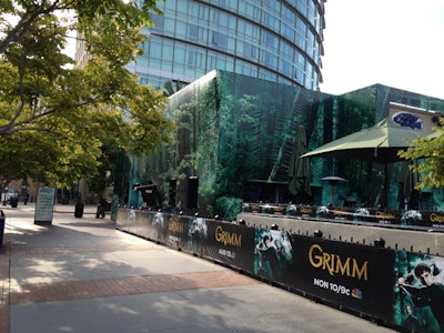 NBC Grimm Signage at Comic-Con