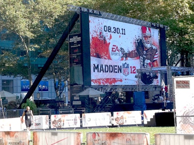 EA Madden Launch at Bryant Park
