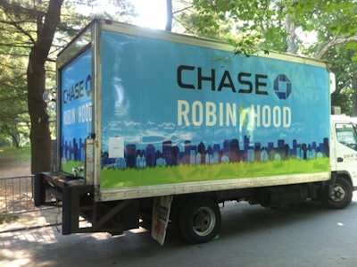 Robin Hood Foundation Truck Wrap